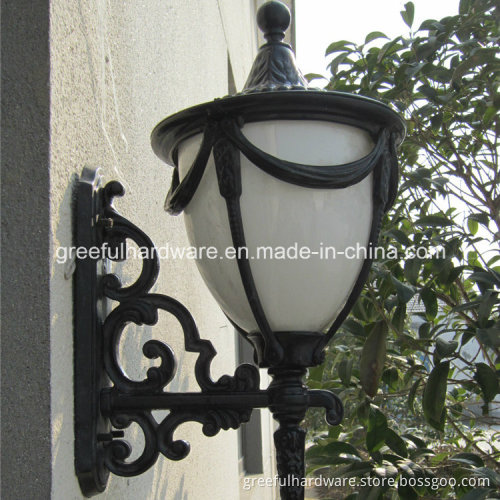 Beautiful Bronze Street Lamp on Wall